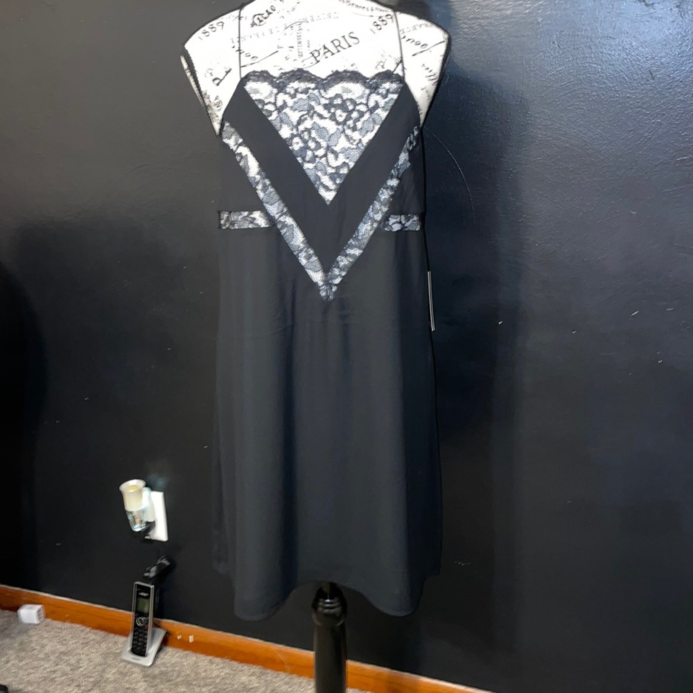 Lace little black dress
